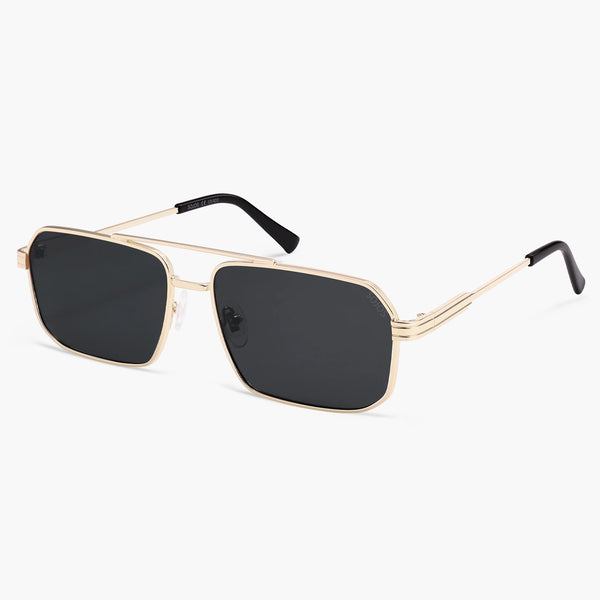 Sojos SJ1246 Sunglasses Gold Frame Grey Lens