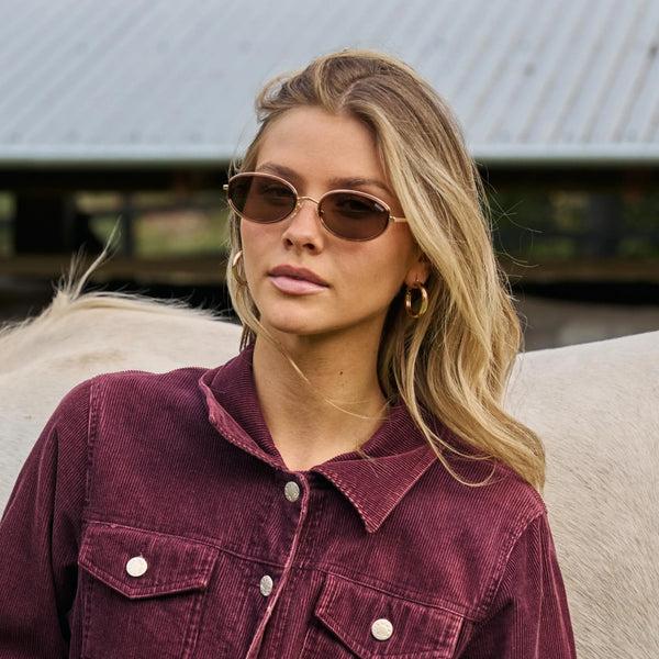 Sojos SJ1248 Sunglasses Tortoise Frame Brown Lens