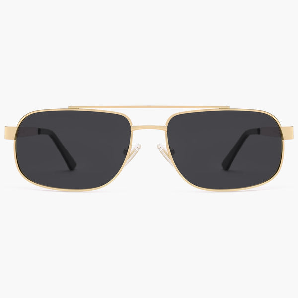sojos SJ1250 Sunglasses Gold Frame Grey Lens