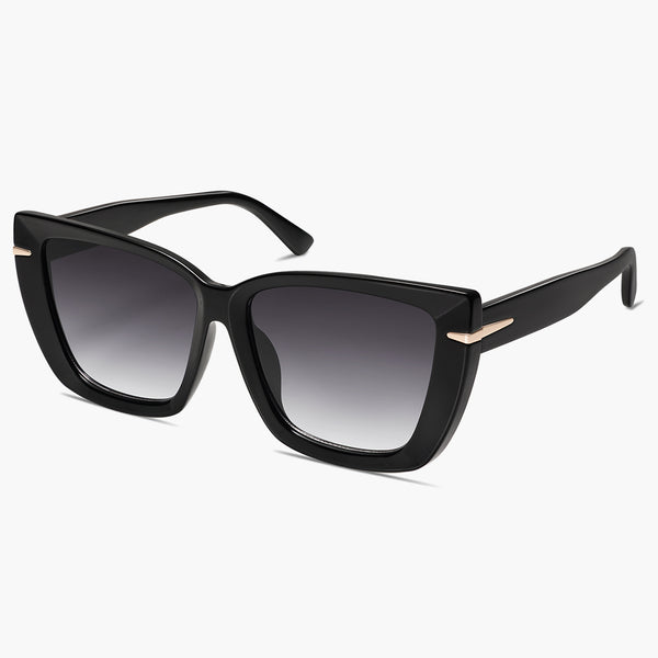 Sojos SJ2231 Sunglasses Black Frame Grey Lens