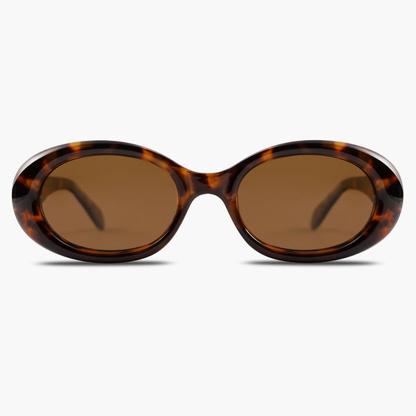 sojos SJ2286 Sunglasses Tortoise Frame Brown Lens