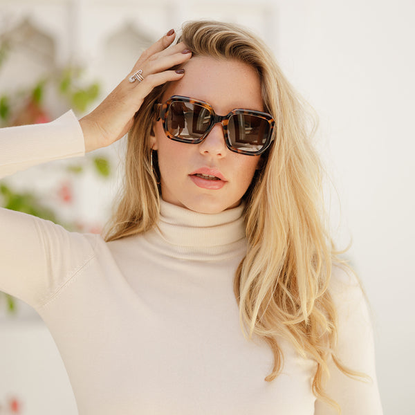 Sojos SJ2310 Sunglasses Black Frame Grey Lens