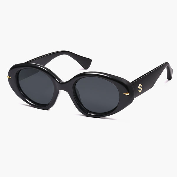 Sojos SJ2365 Sunglasses Black Frame Grey Lens