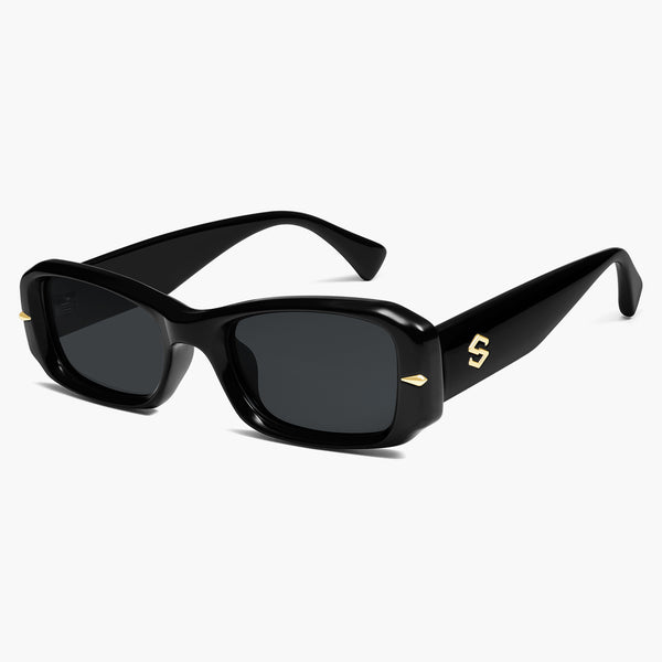 Sojos SJ2366 Sunglasses Black Frame Grey Lens