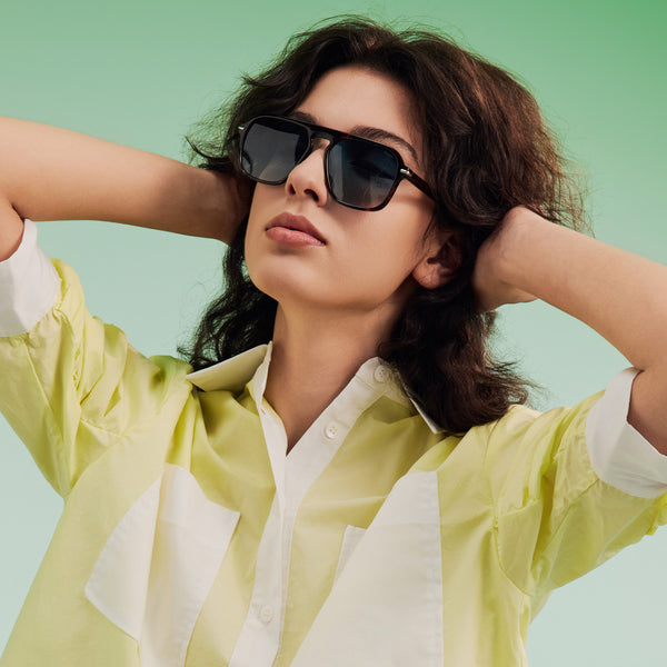 Sojos SJ2370 Sunglasses Black Frame Grey Lens