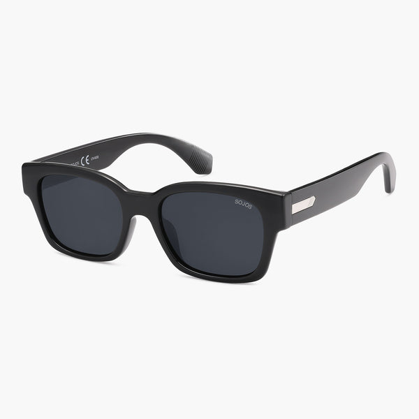 Sojos SJ2372 Sunglasses Black Frame Grey Lens
