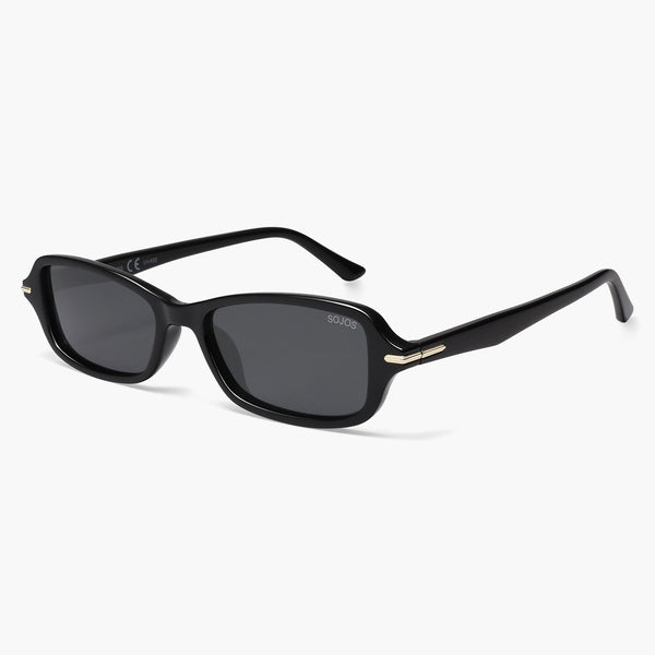 Sojos SJ2376 Sunglasses Black Frame Grey Lens
