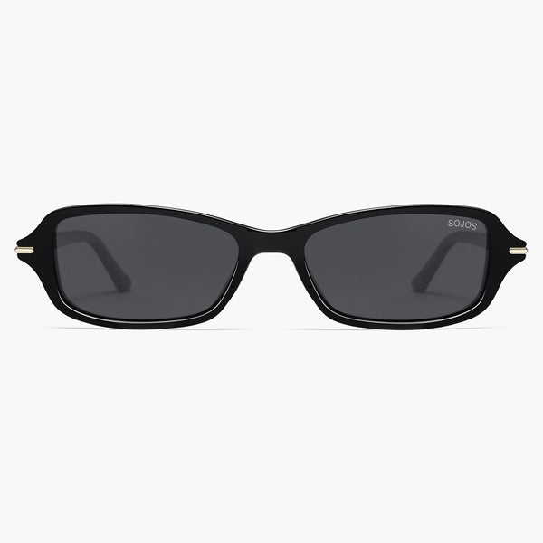 sojos SJ2376 Sunglasses Black Frame Grey Lens