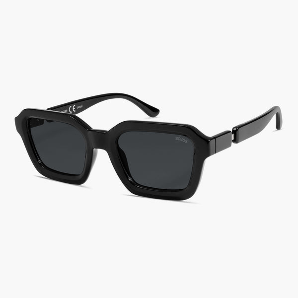 Sojos SJ2377 Sunglasses Black Frame Grey Lens