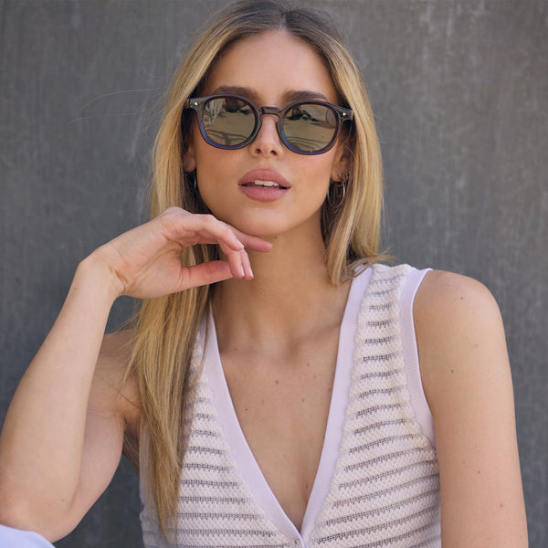 Sojos SJ2378 Sunglasses Black Frame Grey Lens