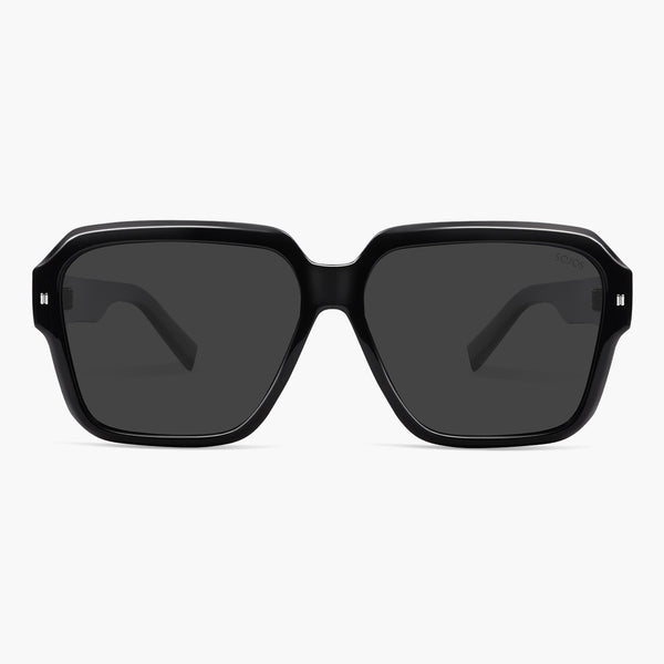 sojos SJ2380 Sunglasses Black Frame Grey Lens