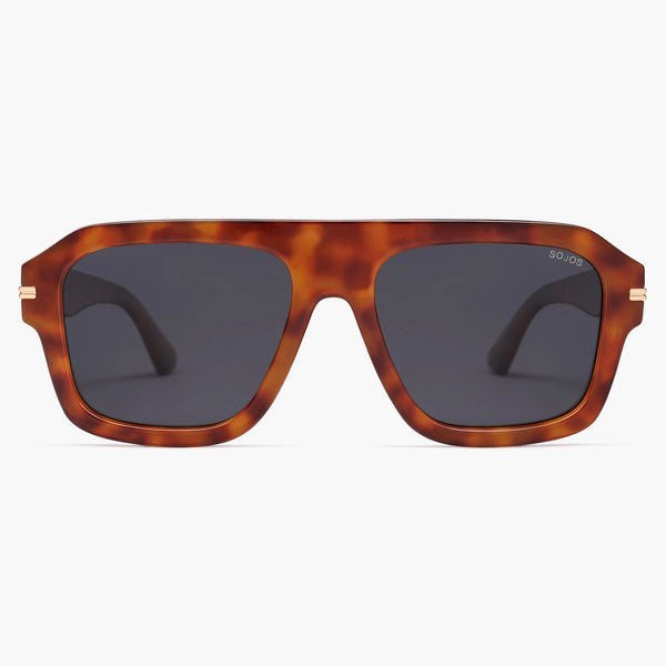 Sojos SJ2384 Sunglasses Black Frame Grey Lens