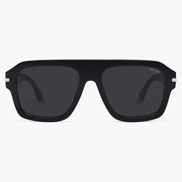 sojos SJ2384 Sunglasses Black Frame Grey Lens