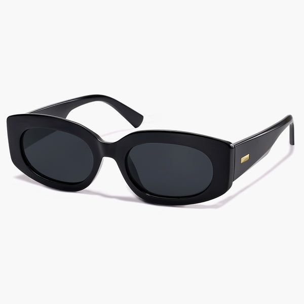 Sojos SJ2386 Sunglasses Black Frame Grey Lens