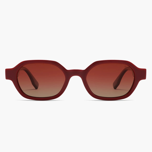 sojos SJ2389 Sunglasses Red Frame Red Lens