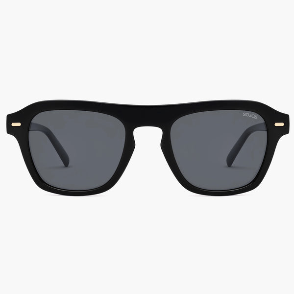 sojos SJ2632 Sunglasses Black Frame Grey Lens