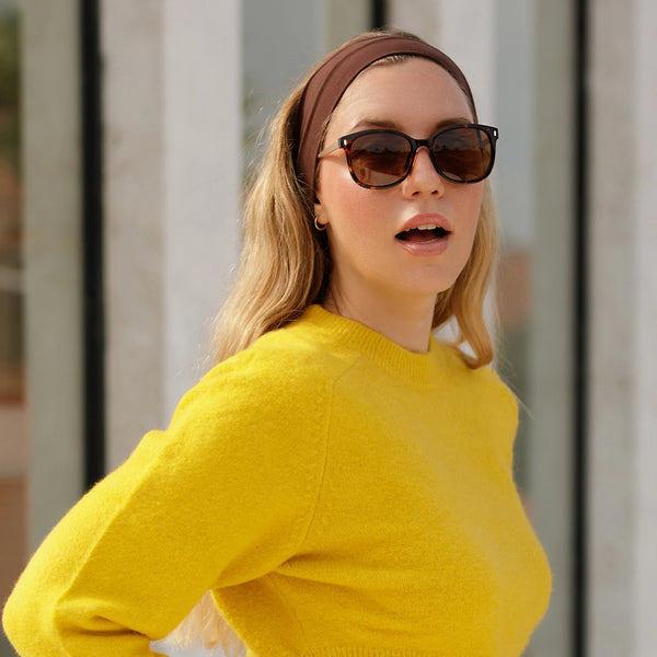 Sojos SJ2640 Sunglasses Tortoise Frame Brown Lens