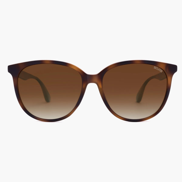 Sojos SJ2642 Sunglasses Tortoise Frame Grey Lens