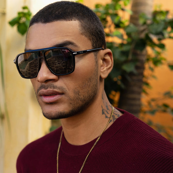 Sojos SJ2647 Sunglasses Black Frame Grey Lens