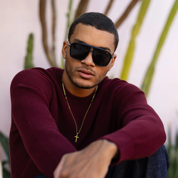 Sojos SJ2647 Sunglasses Black Frame Grey Lens