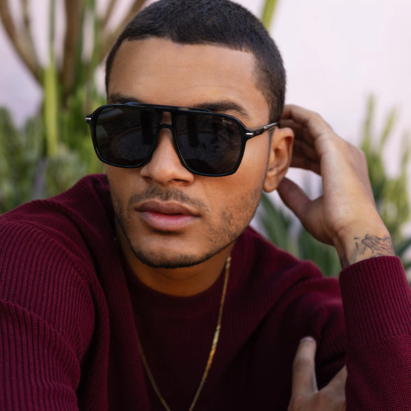 Sojos SJ2647 Sunglasses Black Frame Grey Lens