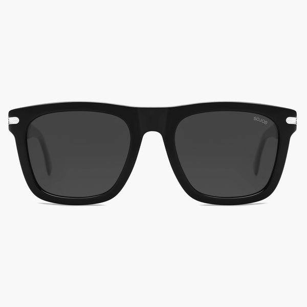 sojos SJ2649 Sunglasses Black Frame Grey Lens