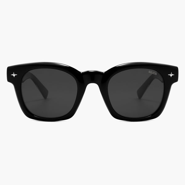 sojos SJ2651 Sunglasses Black Frame Grey Lens