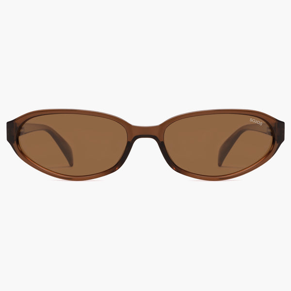 Sojos SJ2660 Sunglasses Black Frame Brown Lens