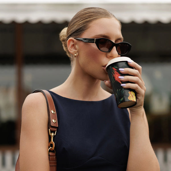 Sojos SJ2673 Sunglasses Black Frame Grey Lens