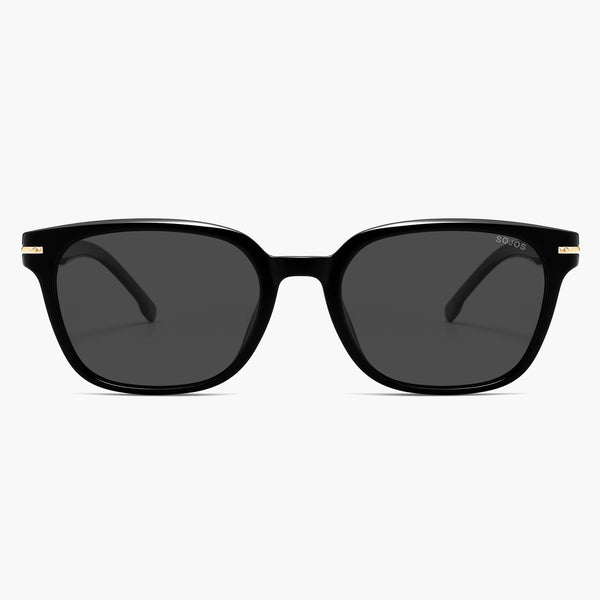 sojos SJ2677 Sunglasses Black Frame Grey Lens