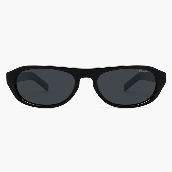 sojos SJ3127 Sunglasses Black Frame Grey Lens