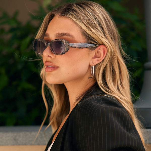 Sojos SJ3129 Sunglasses Black Frame Grey Lens