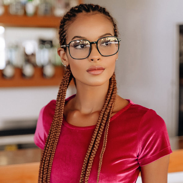 Sojos SJ5081 Eyeglasses Black Frame