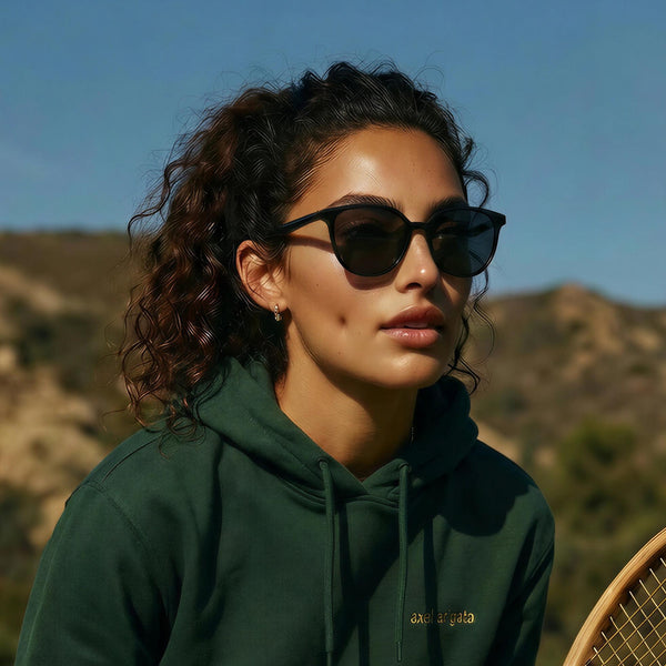 Sojos SJ5508 Sunglasses Black Frame Grey Clip-on