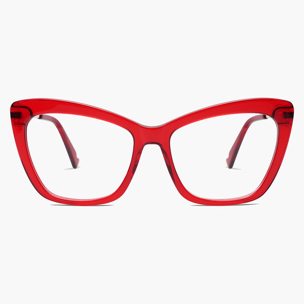 sojos Tale Eyeglasses Red Frame