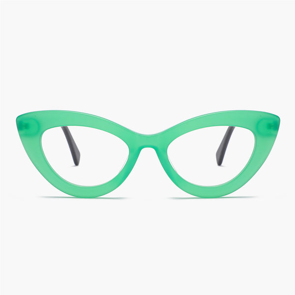 Sojos Tiny Eyeglasses Clear Brown Frame