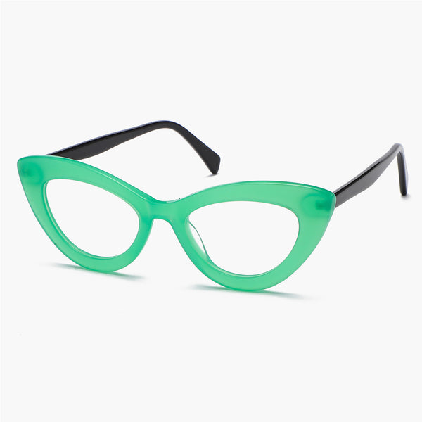 Sojos Tiny Eyeglasses Clear Brown Frame