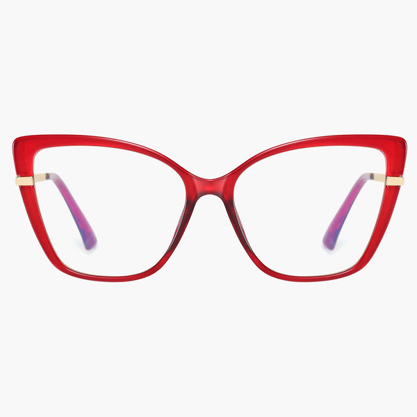sojos Twinkle Eyeglasses Red Frame