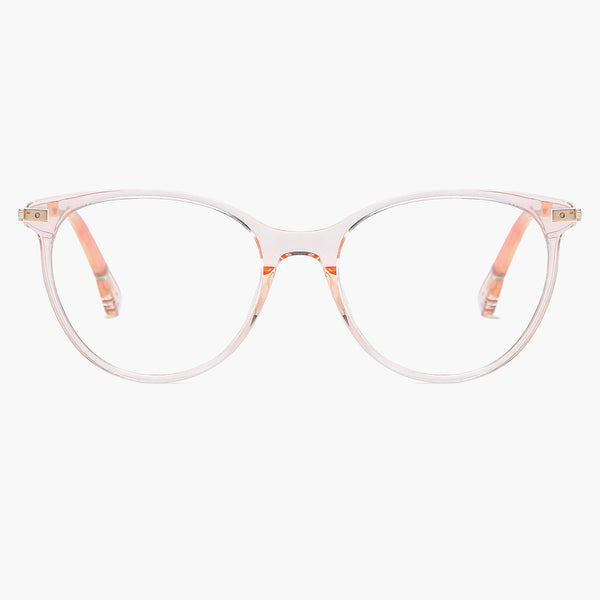 Sojos Wonderland Eyeglasses Pink Tortoise Frame