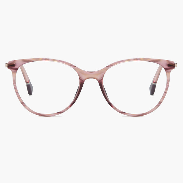 sojos Wonderland Eyeglasses Pink Tortoise Frame