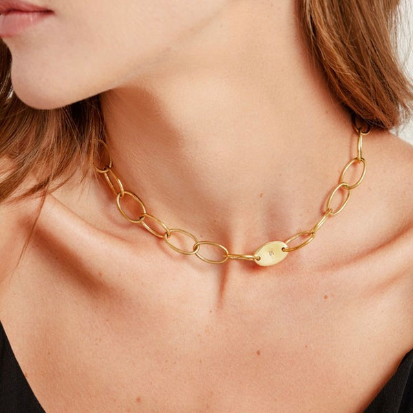 Soko Sahani Personalized Chain Link Necklace Necklace