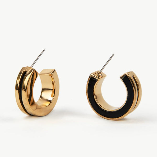 soko Anga Inlay Hoop Earrings Earrings