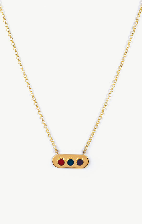 Soko Anga Multicolor Pendant Necklace