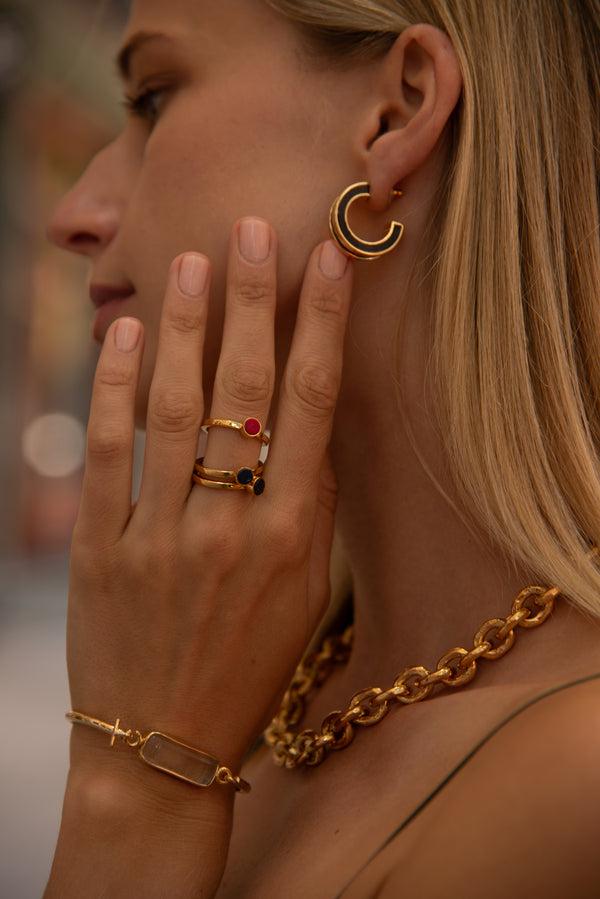 Soko Anga Multicolor Stacking Rings Ring