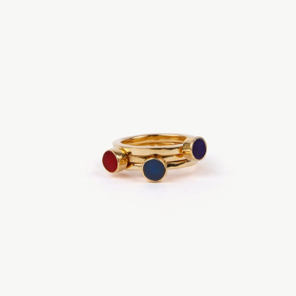 soko Anga Multicolor Stacking Rings Ring
