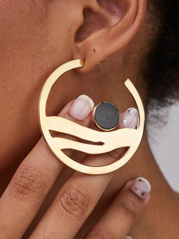 Soko Anga Statement Hoop Earrings Earrings