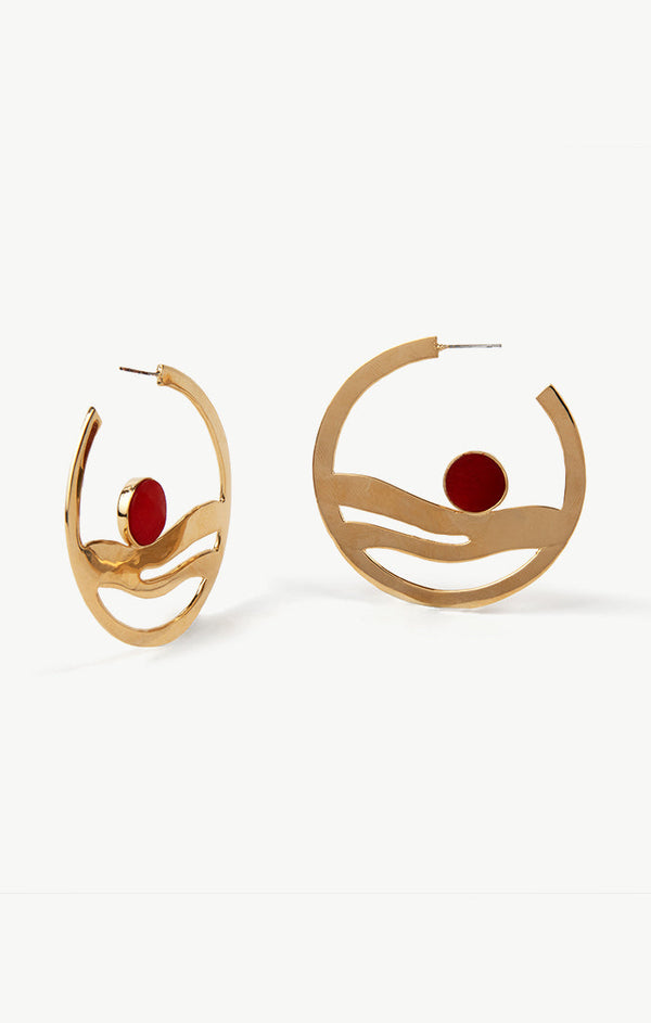 Soko Anga Statement Hoop Earrings Earrings