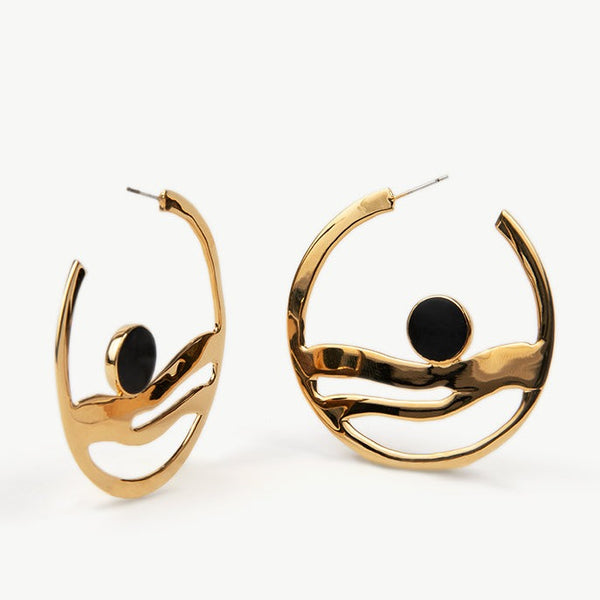 Soko Anga Statement Hoop Earrings Earrings