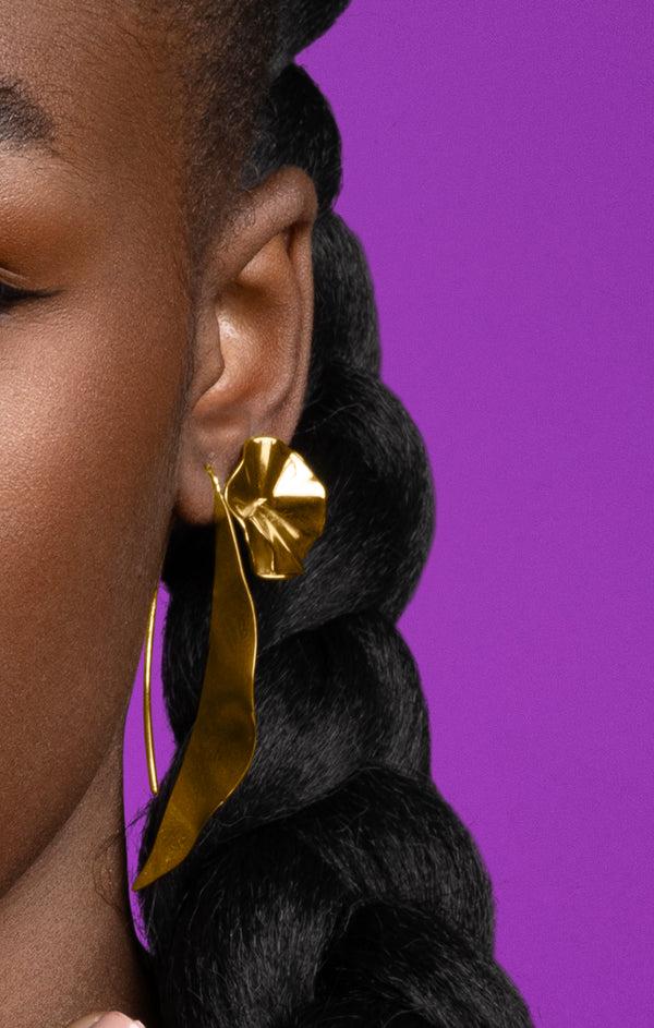 Soko Bidu Wave Threader Earrings Earrings