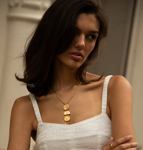 Soko Cala Statement Drop Pendant Necklace